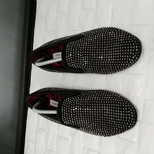 Steve Madden Men's Caviar Rhinestone Loafers - Size 11